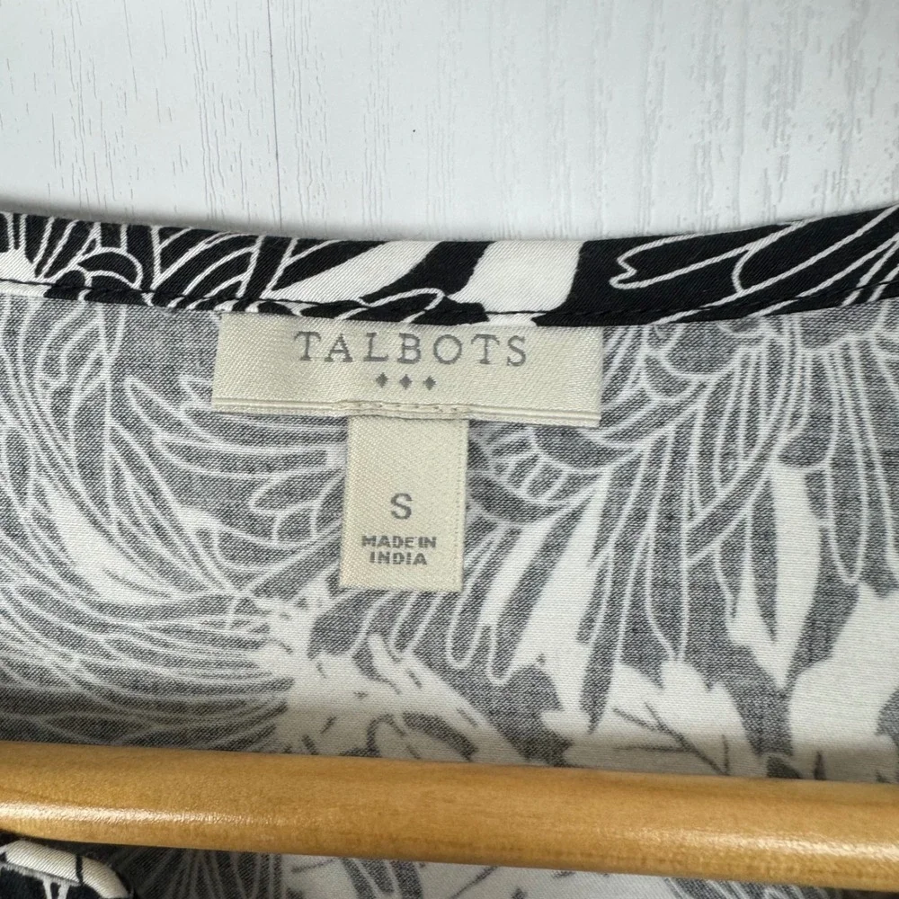 Talbots black white